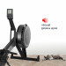 Гребной тренажер UnixFit PRO Air Magnetic Rower-X Black RMAMRXB 75_75