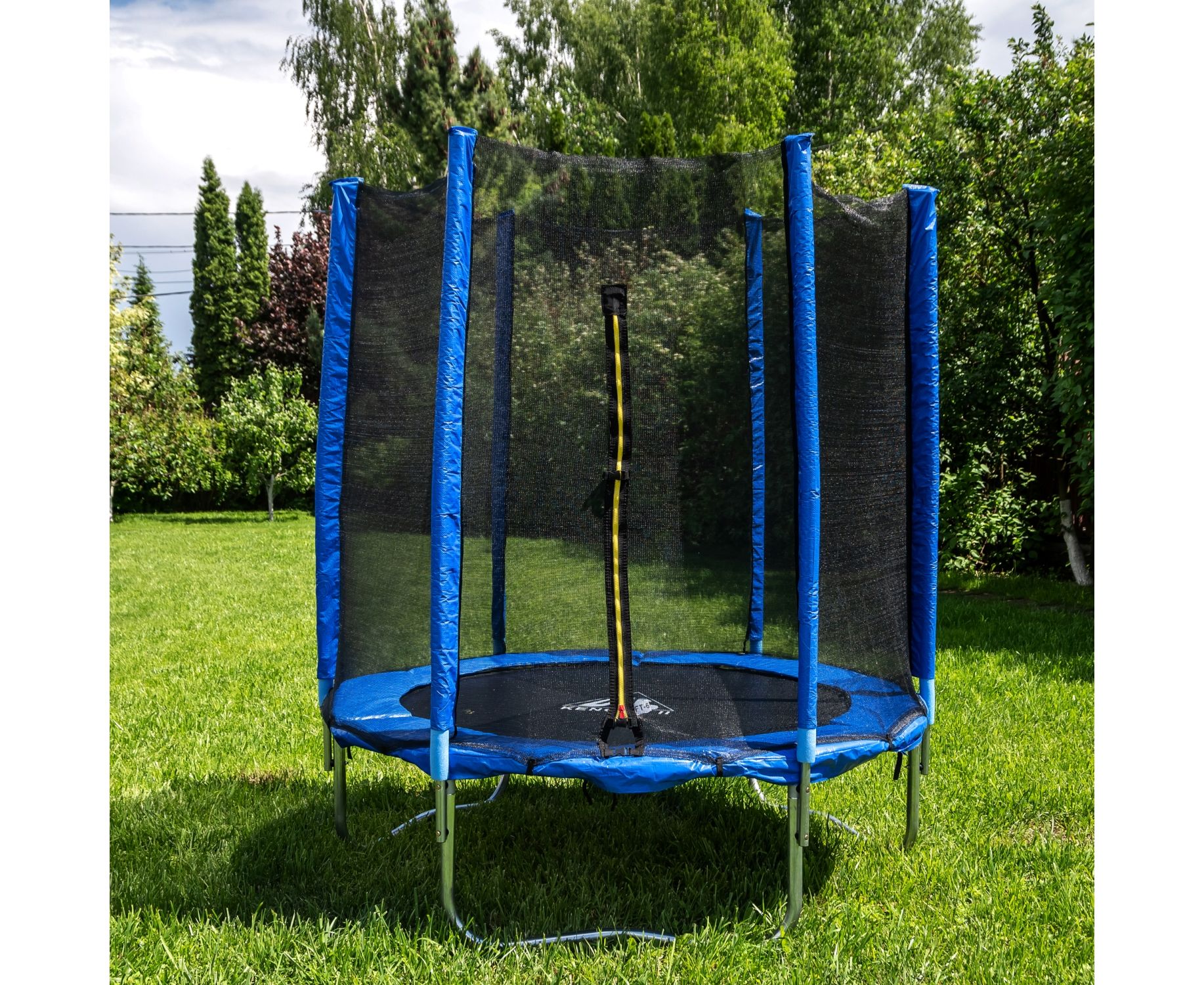 Батут DFC Trampoline Fitness 6ft наружн.сетка (183см) 6FT-TR-B синий 1834_1500