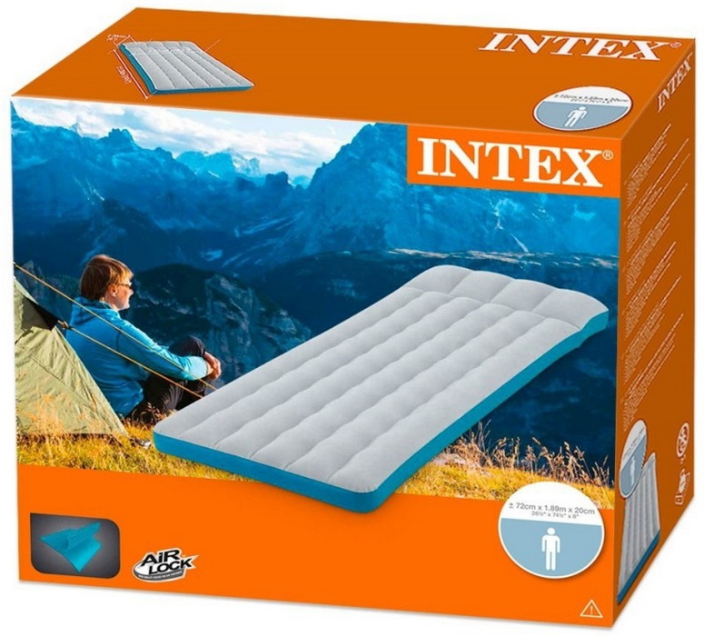 Надувной матрас Intex Camping Mat 67х184х17см 67997 775_700