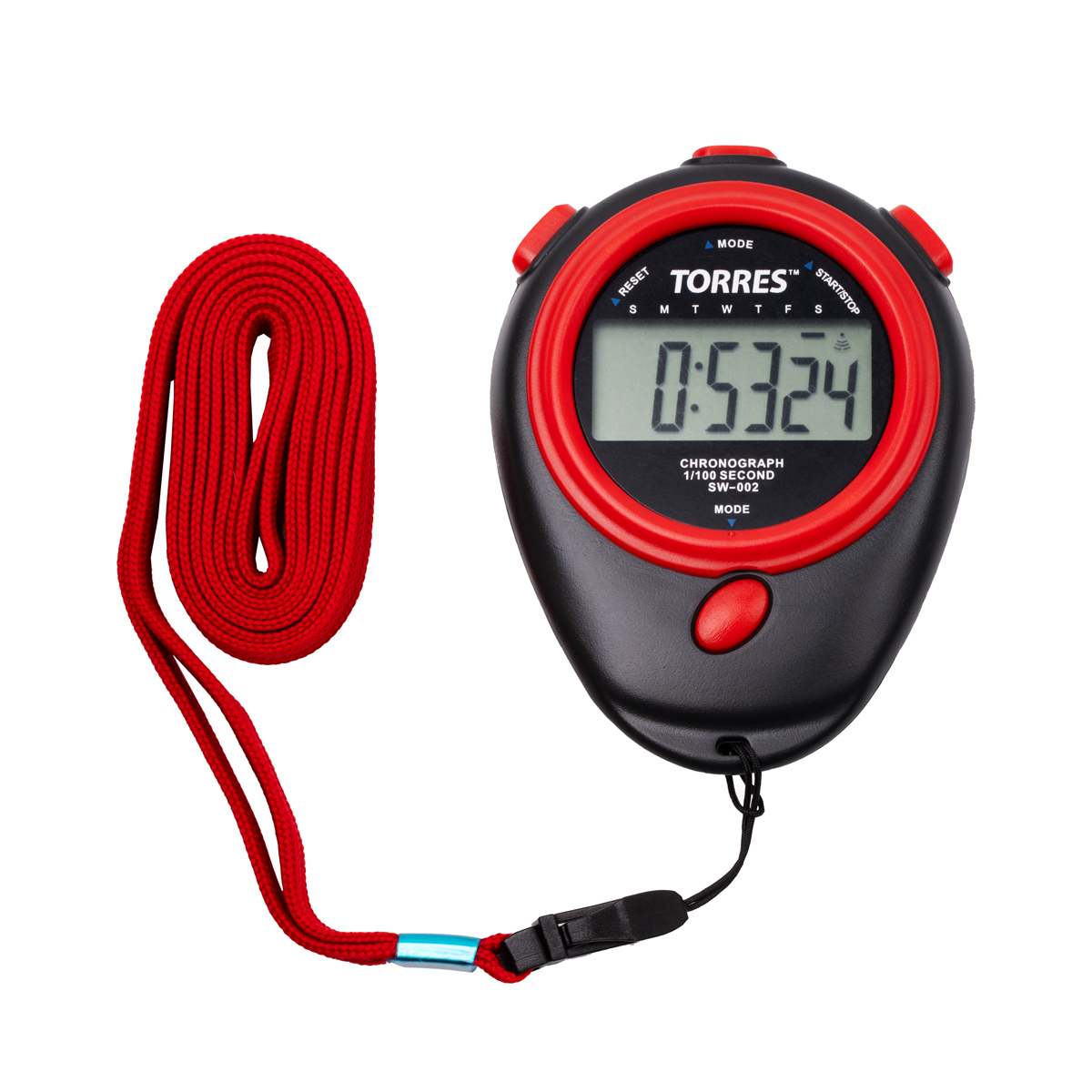 Секундомер Torres Stopwatch SW-002 черно-красный 1200_1200