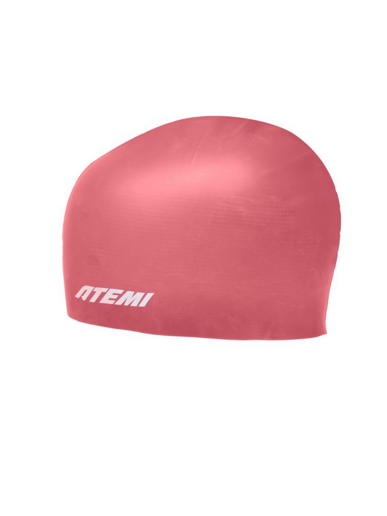 Шапочка для плавания Atemi light silicone cap Bright red FLSC1R красный 1500_2000