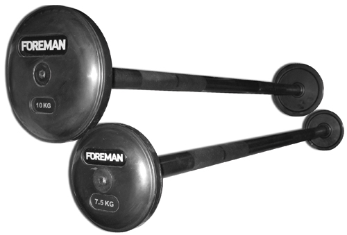 Фиксированная обрезиненная штанга Foreman FP\FB-RUB-EPR\30KG\BK-FM-00 500_339