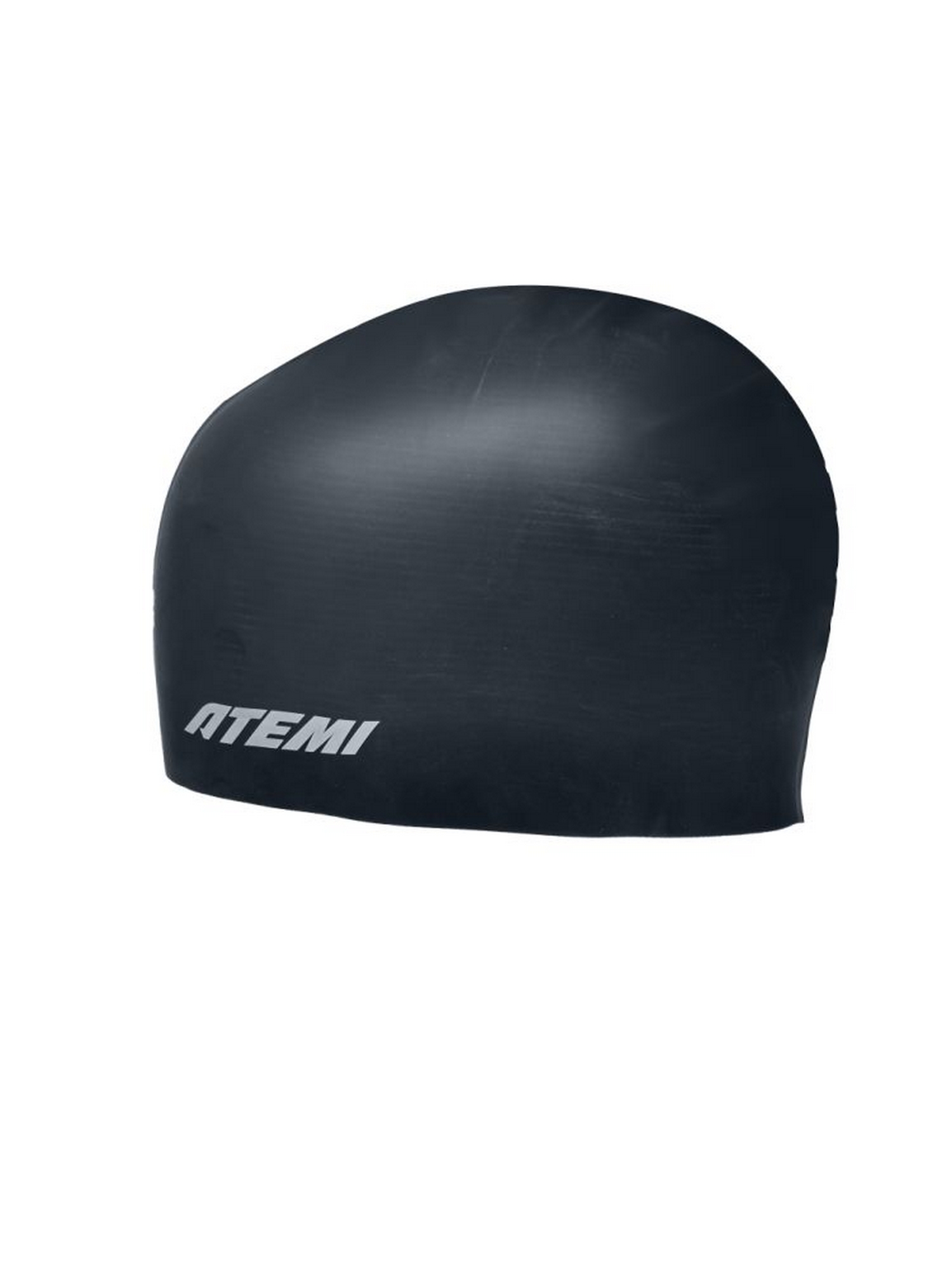 Шапочка для плавания Atemi light silicone cap Deep black FLSC1BK черный 1500_2000