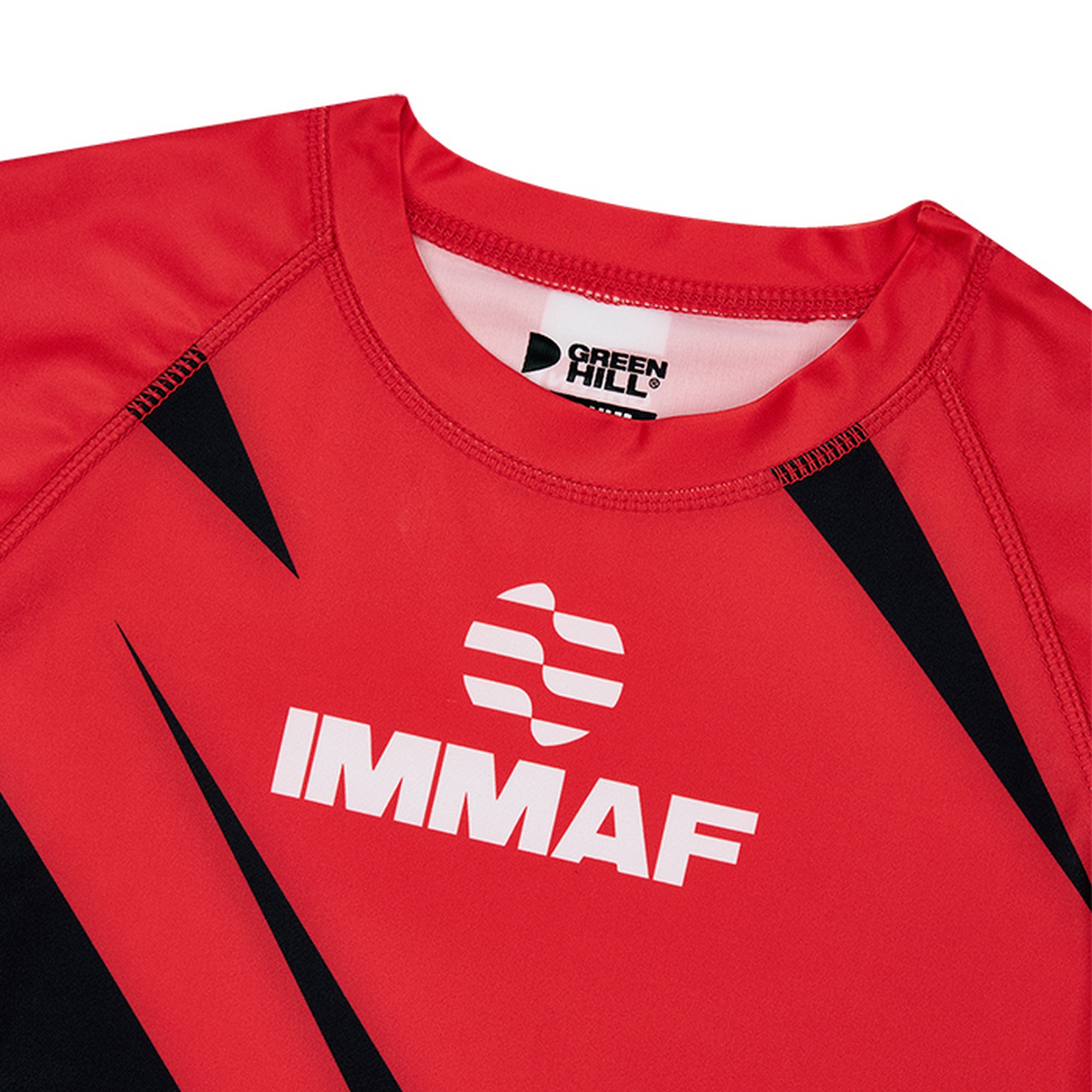 Рашгард Green Hill Rash Guard IMMAF approved RGI-4021 красный 2000_2000